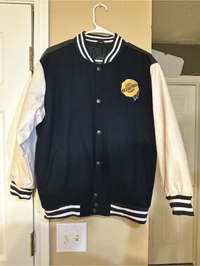 Chrysler Black & White Varsity Bomber Jacket